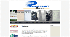 Desktop Screenshot of progressivegaragedoor.com